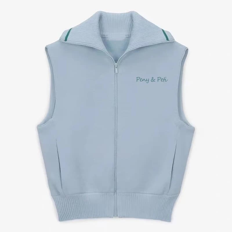 Dámská pletená vesta do golf - sportovní svetr na jaro a podzim, módní střih XS-XL