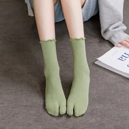 Dámské žabky s rozdělenými prsty | Pohodlné letní sandály s bavlněnými ponožkami | Módní plážová obuv - náhled 2