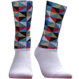 Prodyšné cyklistické ponožky bez švů - sportovní kompresní socksy na kolo a běh - náhled 5