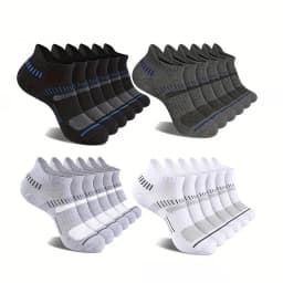 Sportovní kompresní ponožky pánské dámské prodyšné běžecké fitness 6/24 párů Quick Dry - náhled 2