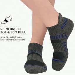 Sportovní kompresní ponožky pánské dámské prodyšné běžecké fitness 6/24 párů Quick Dry - náhled 5