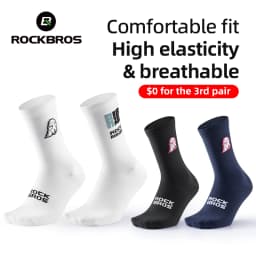 Pohodlné cyklistické ponožky prodyšné sportovní elastické outdoorové MTB silniční - náhled 2