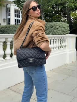 Dámská jarní/podzimní bunda s kapsami - volný střih, módní retro styl, trendy kabátek - náhled 3