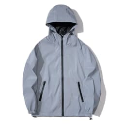 Reflexní párová bunda módní stylový sportovní outfit pánská slim fit reflexní prvky - náhled 4