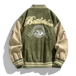 Pánská módní baseballová bunda - stylový bomber pro volný čas a street wear - náhled 4