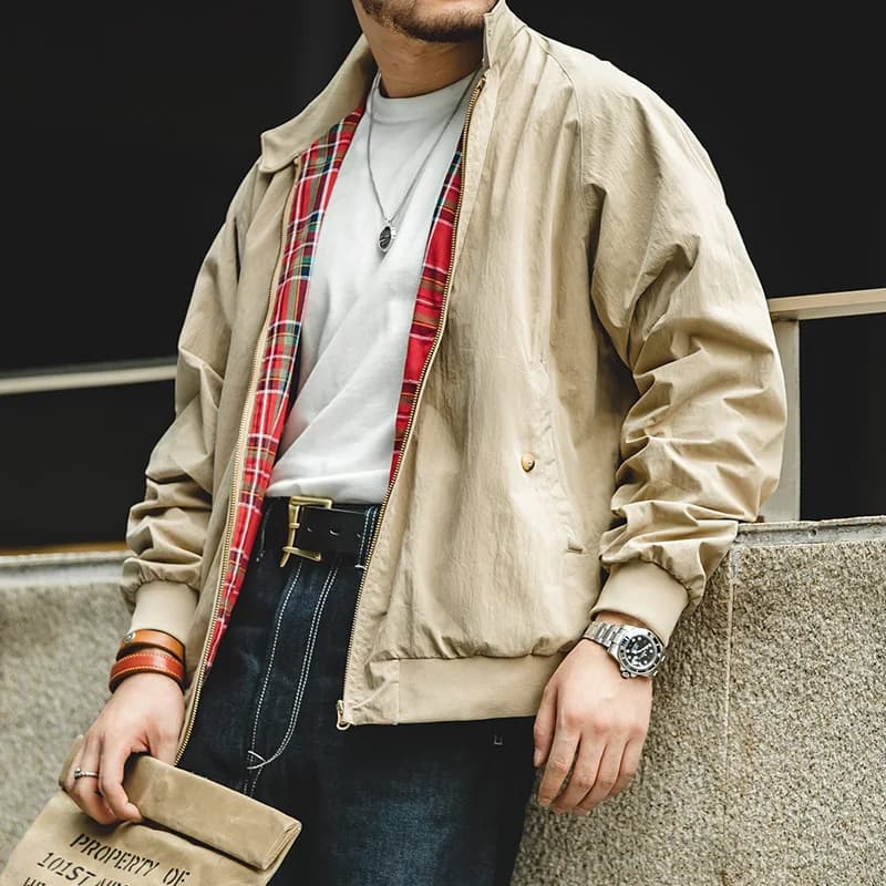 Pánská vintage pracovní bunda áčkového střihu - stylový outdoor kabát 2023