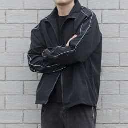 Pánská bunda do deště s kapsami - sportovní outdoorový bomber voděodolný podzimní kabát - náhled 3