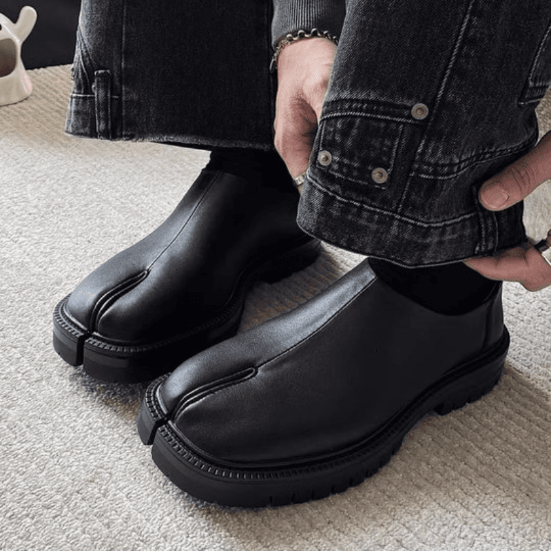 Unisex tabi loafers s platformou slip on boty 35–45 trendy 2025