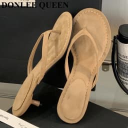 Dámské slip on sandály s úzkým páskem casual velikost 40 - náhled 6