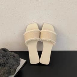 Dámské plážové sandály jednobarevné s otevřenou špičkou letní pohodlné - náhled 3
