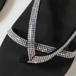 Dámské žabky elegantní styl s barevnými kamínky pro venkovní použití - náhled 6