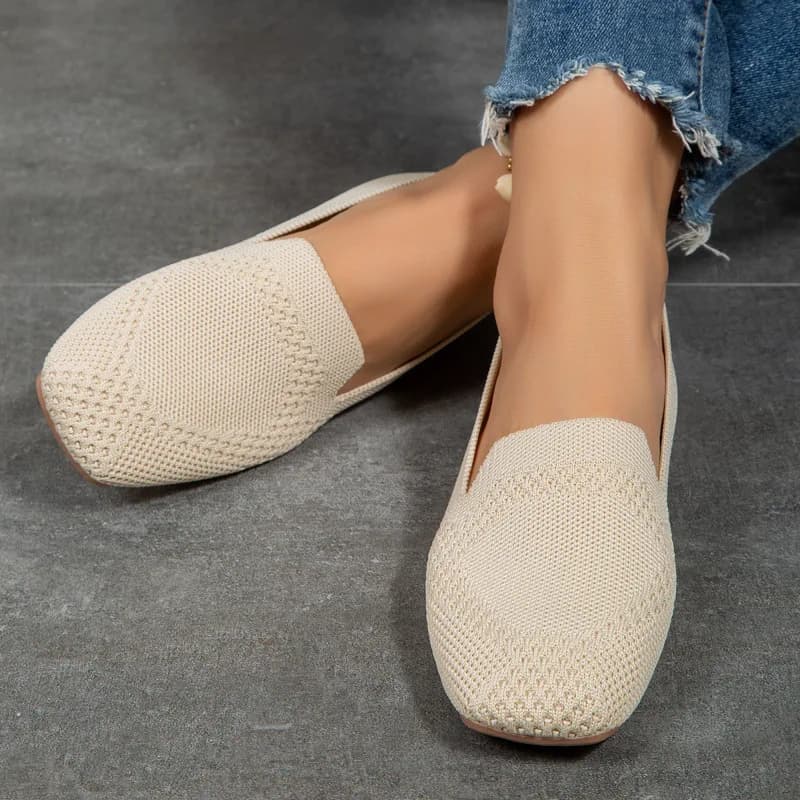 Dámské tenisky vulkanizované Slip on casual ve velkých velikostech