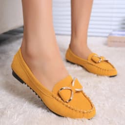 Dámské ploché mokasíny casual pohodlné elegantní motýlí uzel kancelářské boty - náhled 4