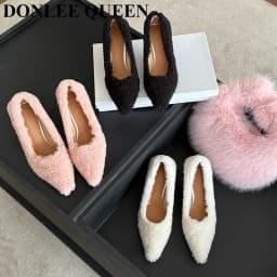 Dámské špičaté slip-on lodičky 2025 Elegantní plesové boty pro ženy - náhled 2