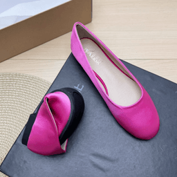 Baleríny pro ženy kulatá špička slip on široký střih tichý došlap velikosti 33 46 48 - náhled 4