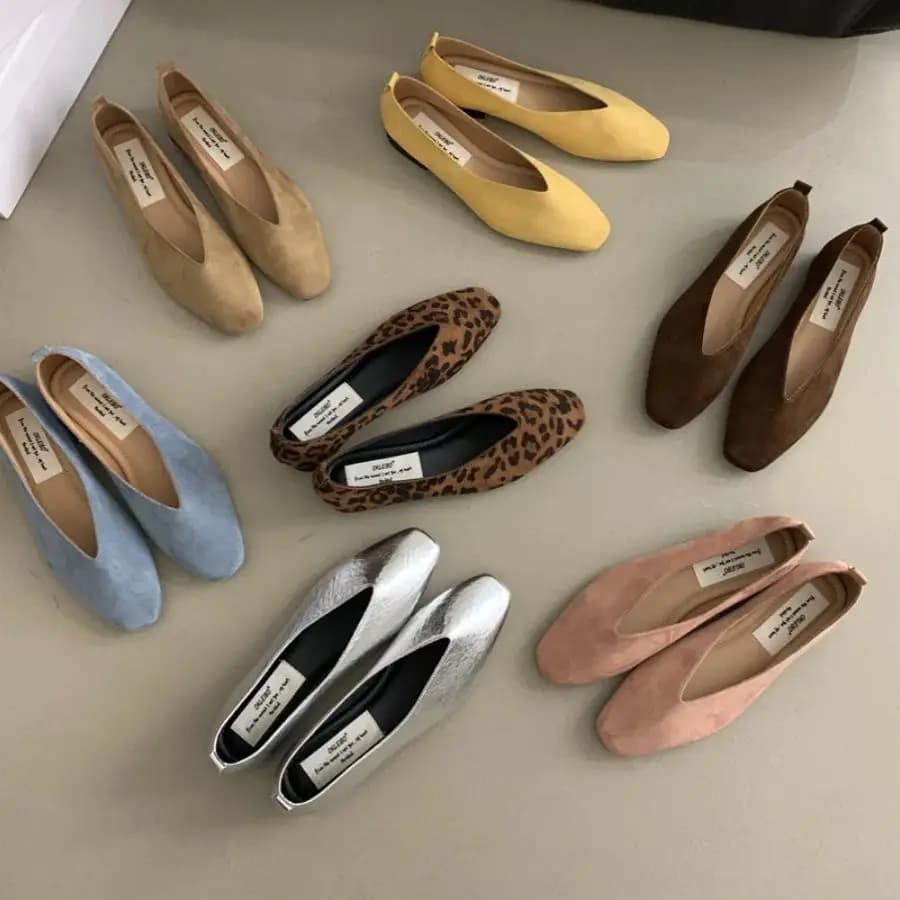 Leopardí vzor dámské ploché slip on boty pohodlné pro každodenní nošení