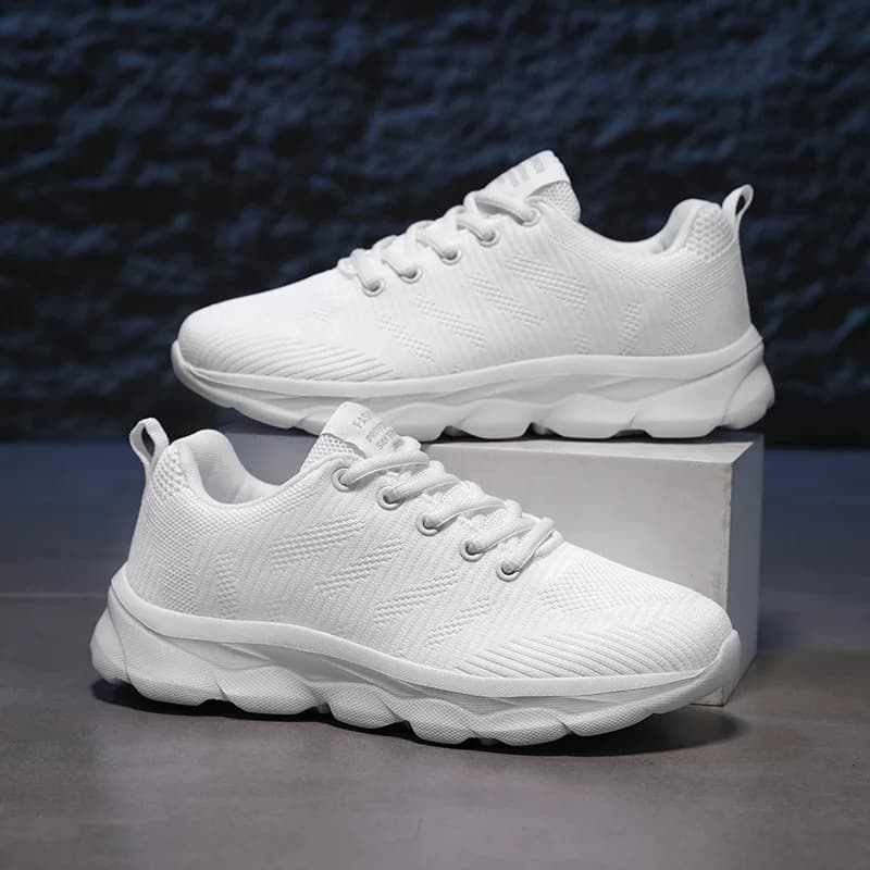 Dámské prodyšné tenisky módní pohodlné šněrovací síťované 35 42