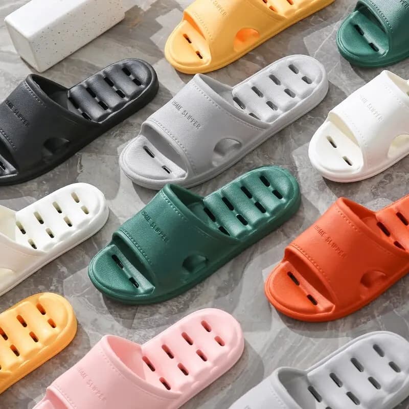 Unisex EVA protiskluzové pantofle do sprchy rychleschnoucí domácí