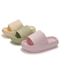Dámské tlusté platformové papuče EVA měkká podrážka polštářové slides pantofle neklouzavé - náhled 4
