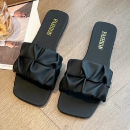 Letní dámské pantofle žabky slip on ploché zelené 35-42 - náhled 4
