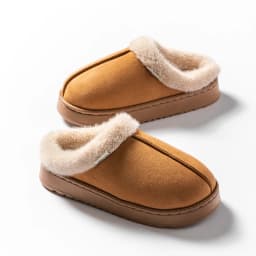 Podzimní a zimní unisex domácí pantofle teplé plyšové boty - náhled 2