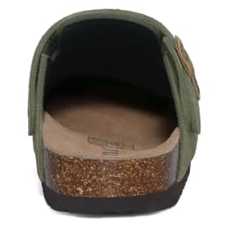Dámské semišové dřeváky z kůže s korkovou stélkou a nastavitelným páskem pro outdoor pohodlí - náhled 6