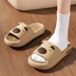 Capybara Roztomilé cartoon pantofle na doma i venkovní protiskluz EVA podrážky Kawaii boty - náhled 5