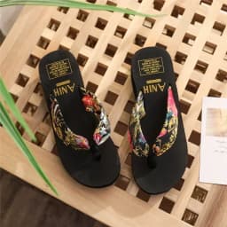 Letní dámské žabky s platformou plážové sandály s vyvýšenou podrážkou casual - náhled 7