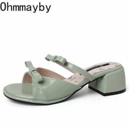 Letní dámské sandály s tlustým podpatkem a otevřenou špičkou Elegantní plesové boty - náhled 7