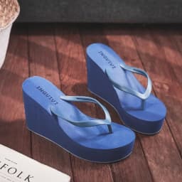 Dámské platformové sandály komfortní letní plážové pantofle s otevřenou špičkou - náhled 6