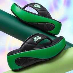Dámské vyvýšené platformové sandály EVA lehké letní pohodlné thong design - náhled 2