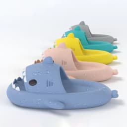 Žraločí plážové pantofle 4 cm platforma pro ženy i muže EVA měkké - náhled 5