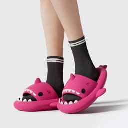 Unisex žabky s žraločím motivem EVA plážové pantofle do domácnosti i na koupelnu - náhled 2