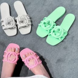 Ženské plážové jelly sandály slip-on letní venkovní pohodlné voděodolné - náhled 3