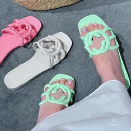Ženské plážové jelly sandály slip-on letní venkovní pohodlné voděodolné - náhled 4