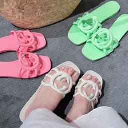 Ženské plážové jelly sandály slip-on letní venkovní pohodlné voděodolné - náhled 5