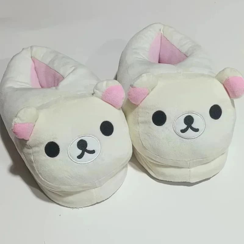 Plyšové domácí pantofle protiskluzové Anime kawaii motivy pro dvojice