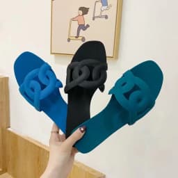 Dámské ploché pantofle sandály letní casual pohodlné nové boty pro ženy - náhled 4
