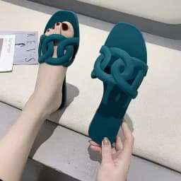 Dámské ploché pantofle sandály letní casual pohodlné nové boty pro ženy - náhled 7