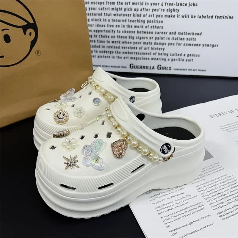 Dámské vyvýšené papuče letní venkovní i vnitřní módní