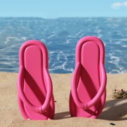 Letní flip-flopy pro ženy i muže lehké protiskluzové plážové sandály - náhled 3