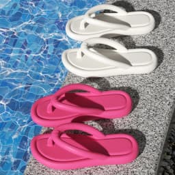Letní flip-flopy pro ženy i muže lehké protiskluzové plážové sandály - náhled 2