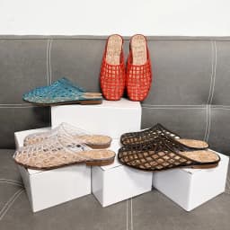 Ženské prodyšné PVC ploché pantofle Letní casual jelly boty - náhled 2