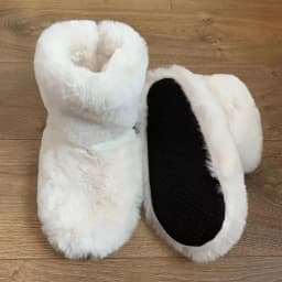 Unisex zimní papuče z kožešiny teplé plyšové pro domácí použití - náhled 2