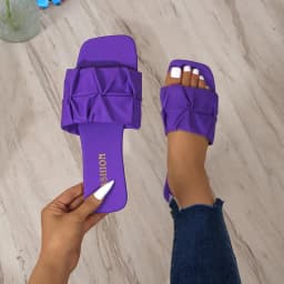 Letní pantofle pro ženy flip-flopy ploché sandály zelené slip-on 35-43 - náhled 7