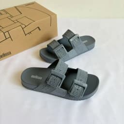 Ženské sandály pohodlné prodyšné PVC materiál venkovní letní dovolená dvojitá spona - náhled 3