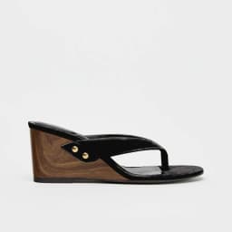 Letní dámské klínové sandály wedges gladiátorské plážové pantofle - náhled 5