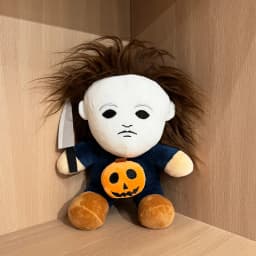 Unisex plyšové pantofle s motivem Highlandská kráva Halloween Michael Myers neklouzavé podrážky - náhled 7