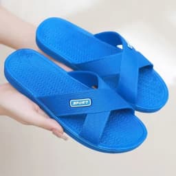 Dámské slip-on pantofle letní domácí protiskluzové s PVC podešví pohodlné - náhled 3
