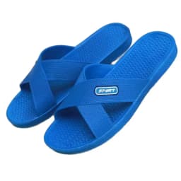 Dámské slip-on pantofle letní domácí protiskluzové s PVC podešví pohodlné - náhled 6